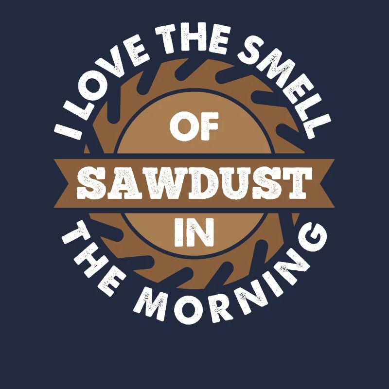 Profession de menuisier Sciure de bois le matin