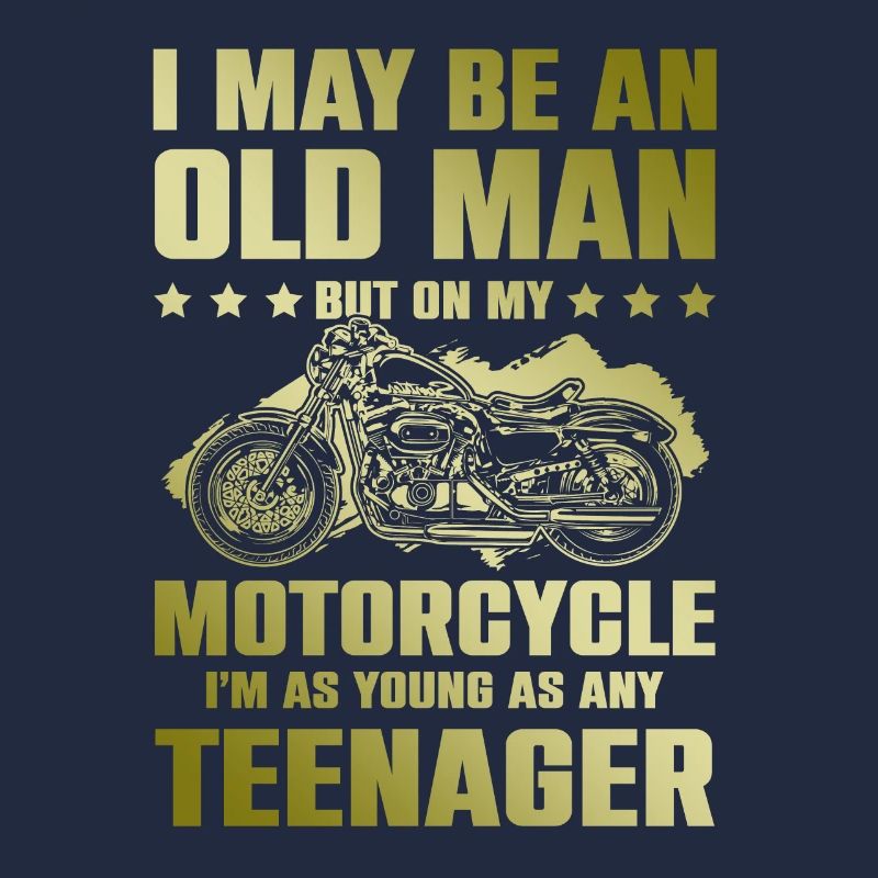 Motorcycle old man