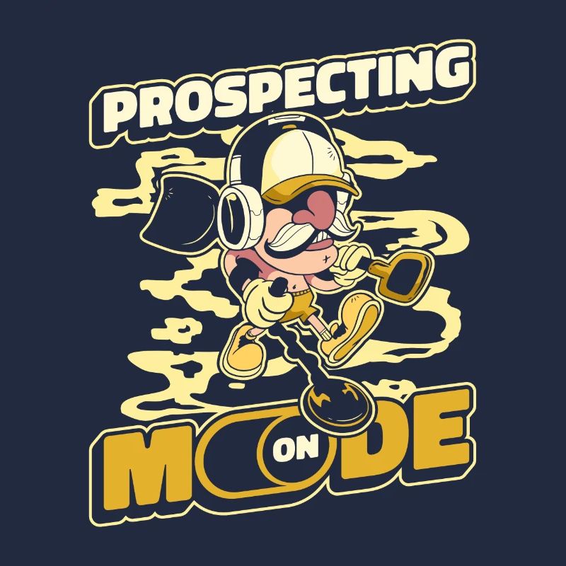 Prospectors Digging Treasure