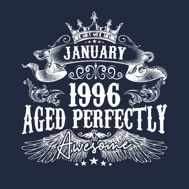 1996 | Januar 1996 Geburtstag Perfekt gealtert