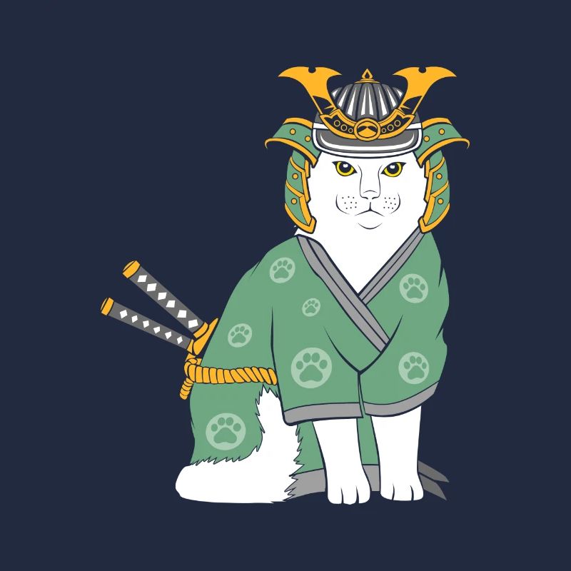 Neko Samurai Funny