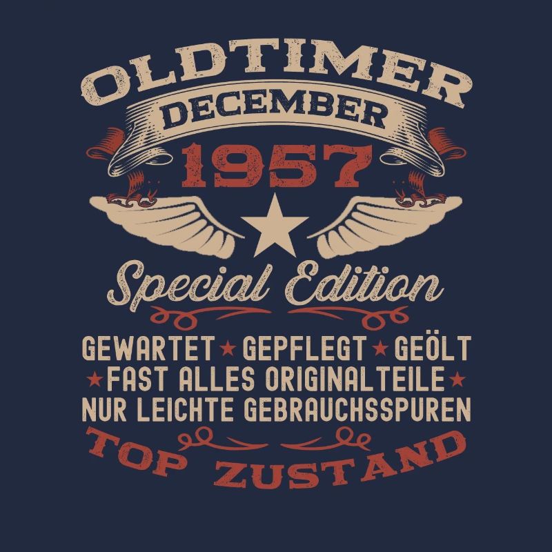 Oldtimer Dezember 1957 - 65. Geburtstag Geschenk