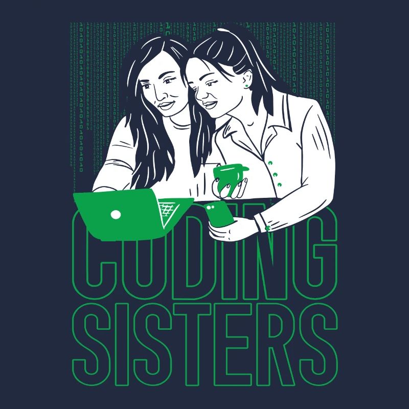 Développeur Coder Programmer Sisters
