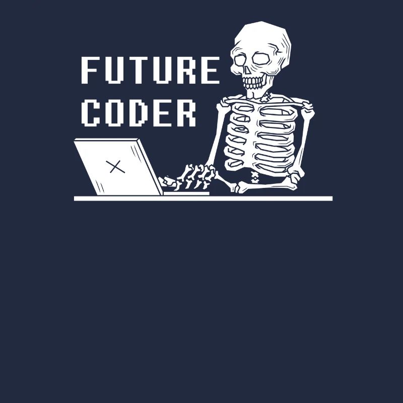 Entwickler Coder Programmierer Skelett