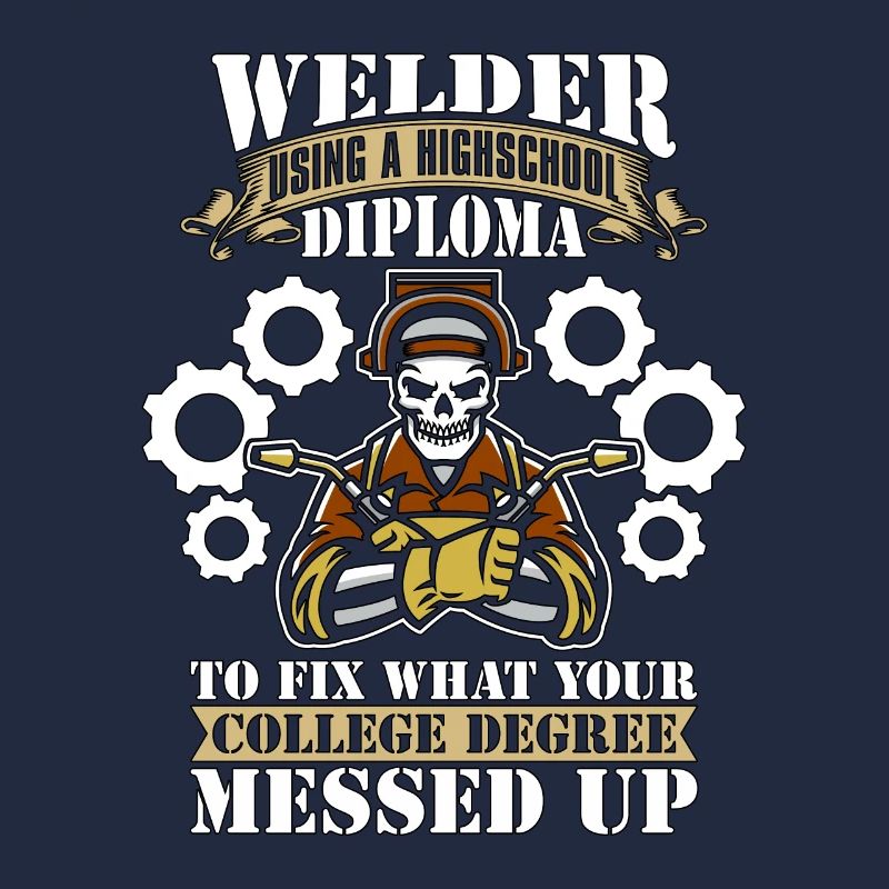 Welder Using A Highschool Diploma Welding Weld