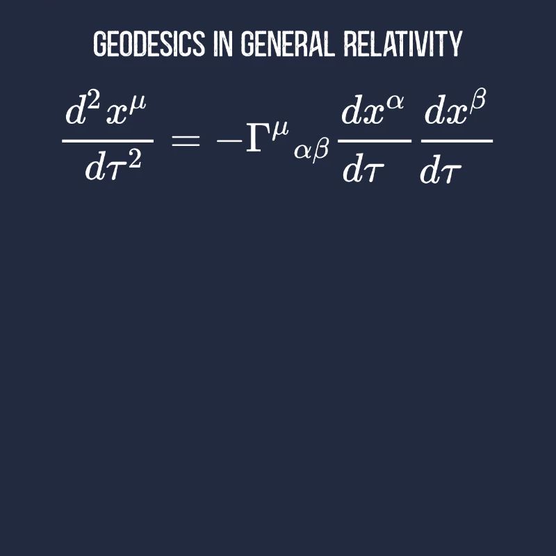 Geodesics Equation General Relativity Differential