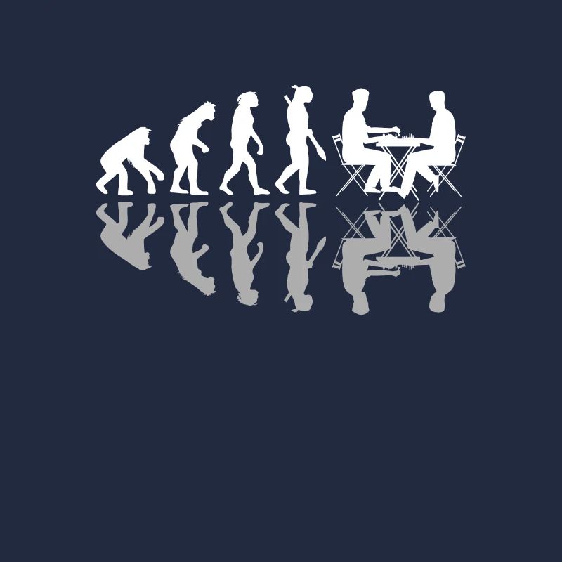 Human Evolution Chess Player Pieces Board Games