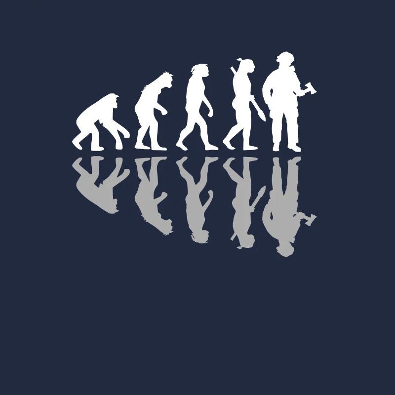 Funny Human Evolution Firefighter Firefighting