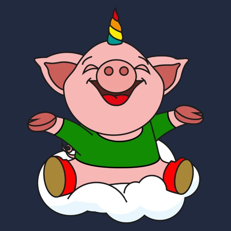 Schweinhorn bunt