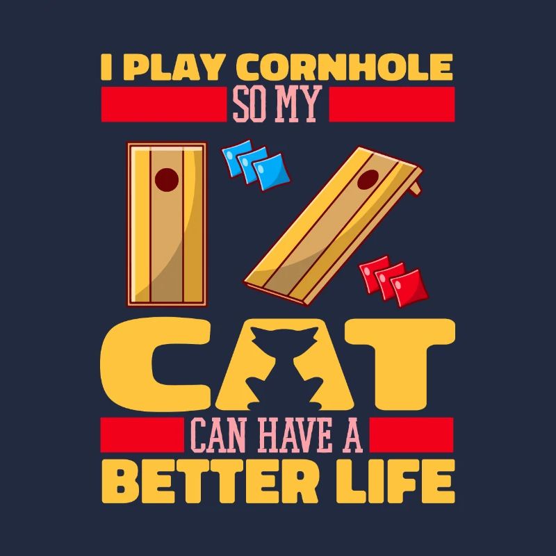 Cornhole Blind Hole Game Cat