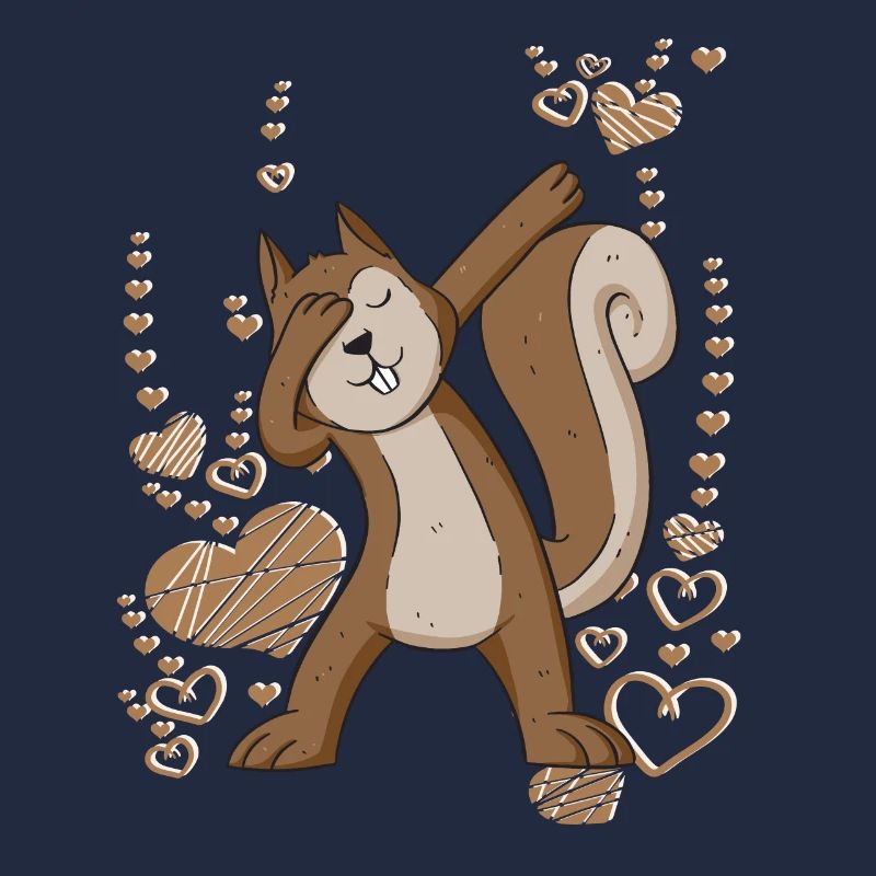 dabbing Eichhörnchen tanzen Waldtier