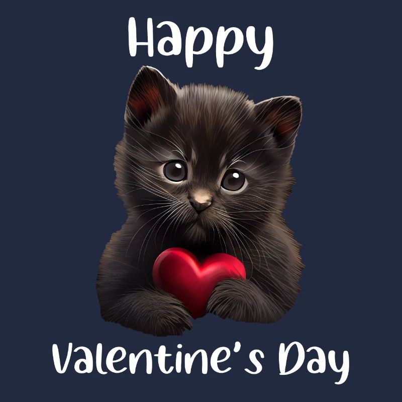 Chat de la Saint-Valentin