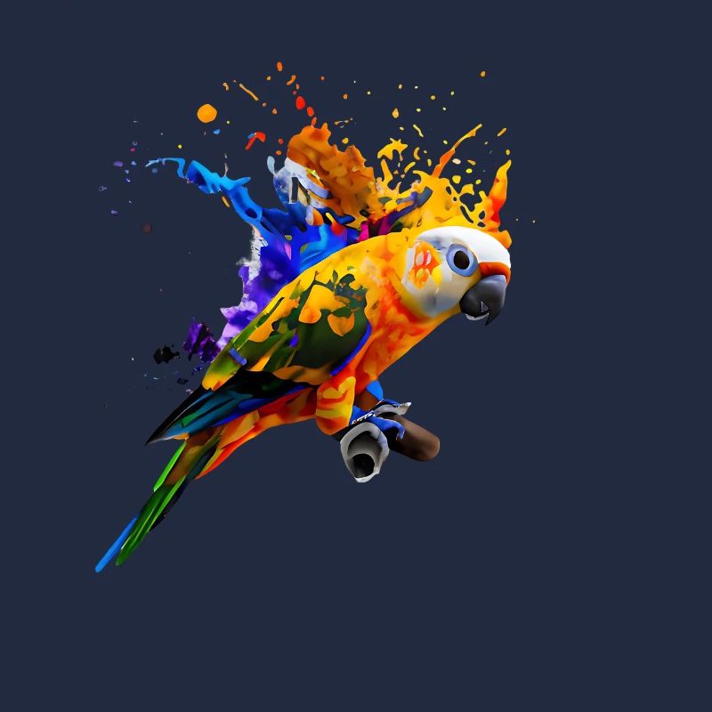 Perroquet - Explosion de couleur