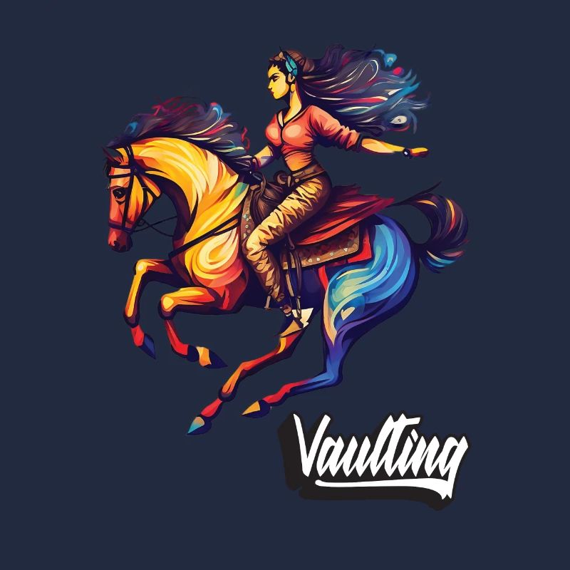 Voltige Saut Cheval Acrobatie Équitation