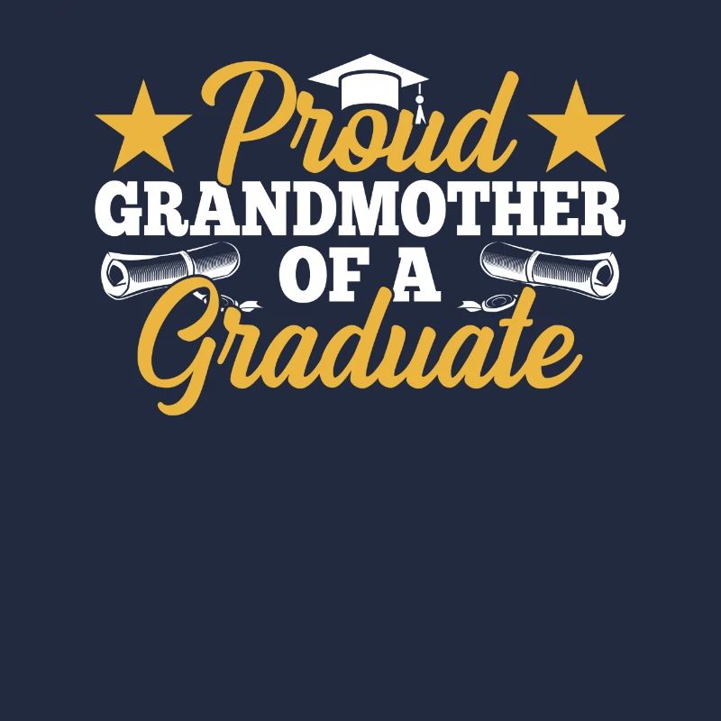Stolze Großmutter Eines Absolventen Absolvent