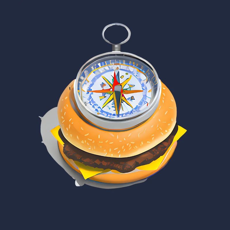 Cheeseburger Compass