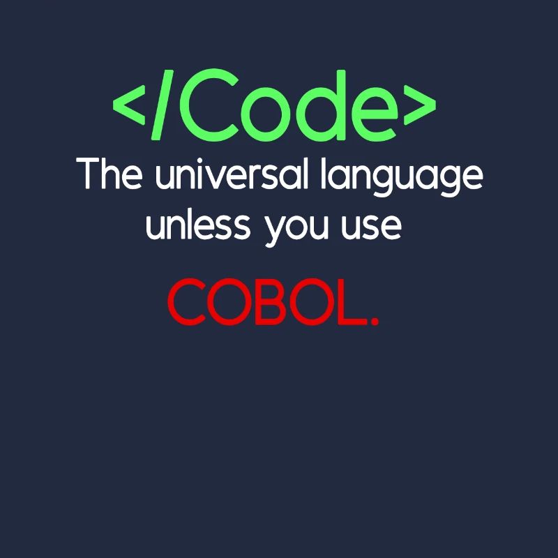 Lustiges Cobol Code Design