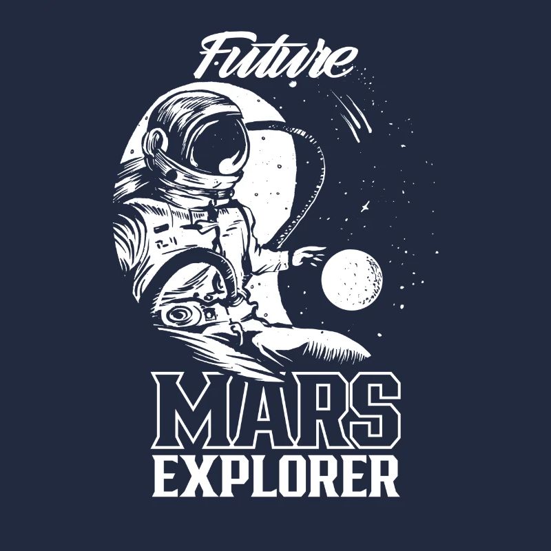 Future Mars Explorer Planet Astronaut
