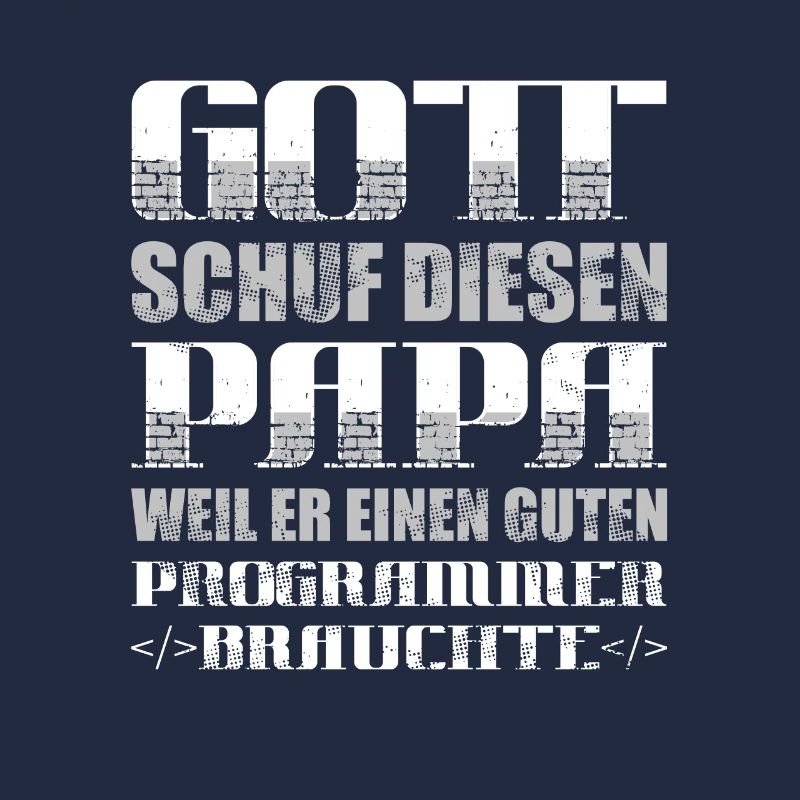 Entwickler Coder Programmierer Vater