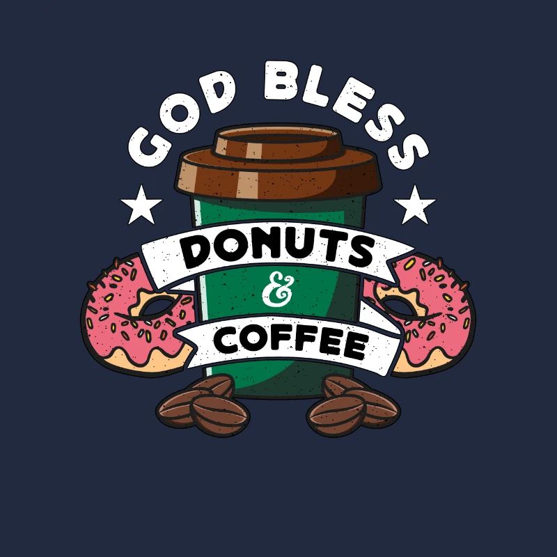 Coffee & Doughnuts God Bless Donuts & Breakfast