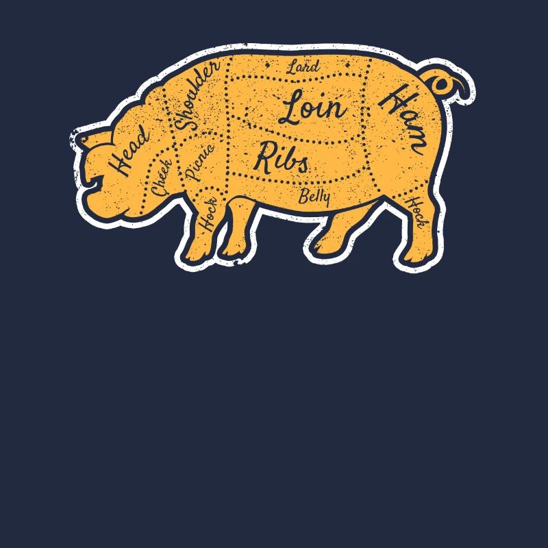 Pulled Pork Fleischstücke Chef BBQ Grillen Koch