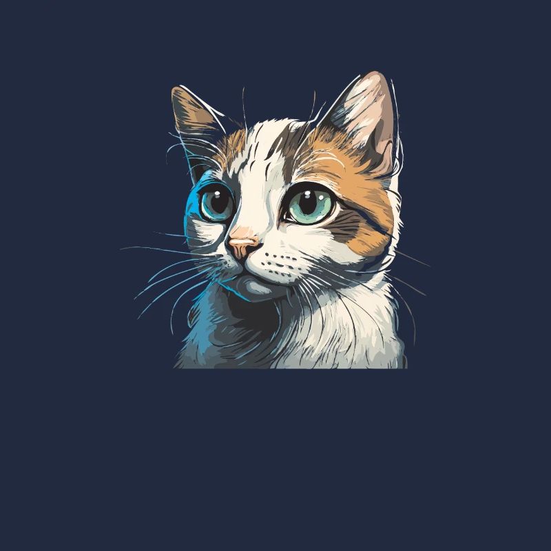 Dessin de chat mignon