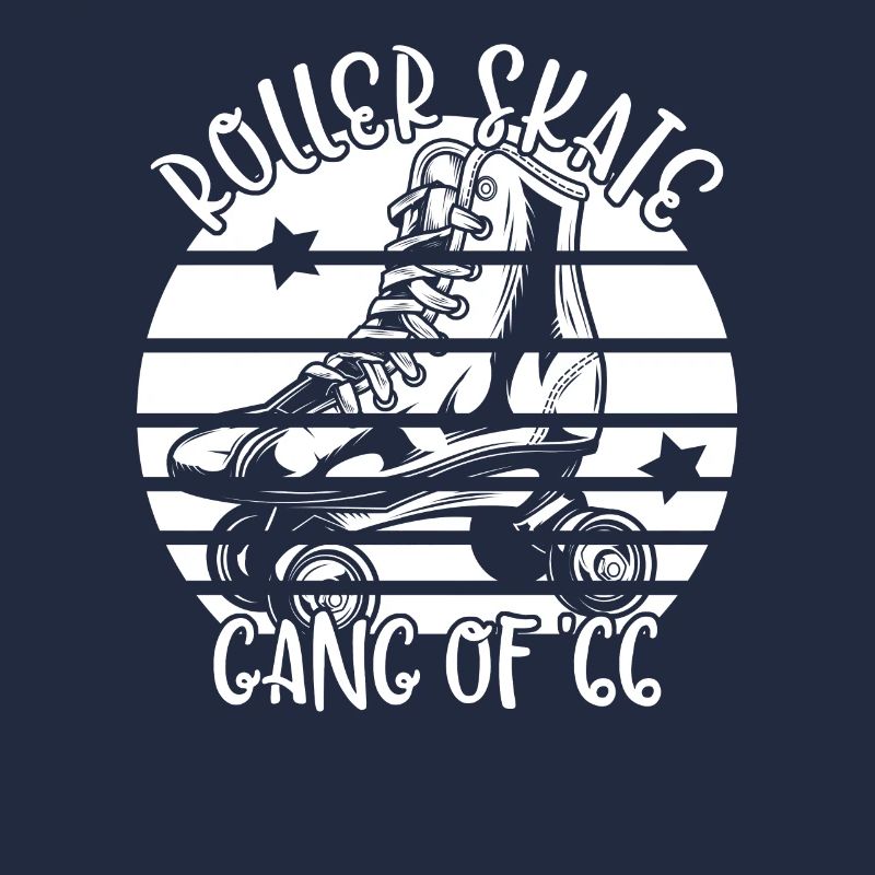 Rollschuhfahrer Rollerskates Rollschuh Gang 1966