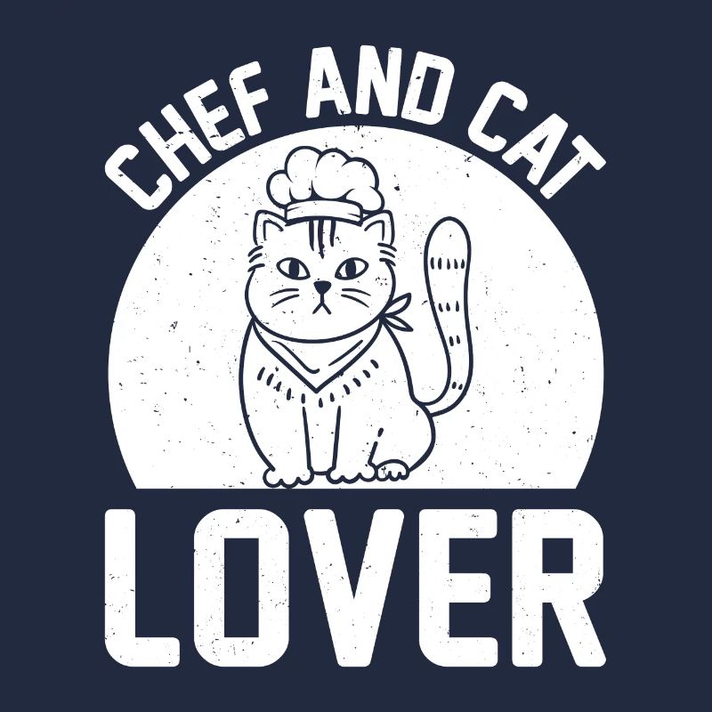 Chef And Cat Lover Chef Cook And Cat Owner Kitchen