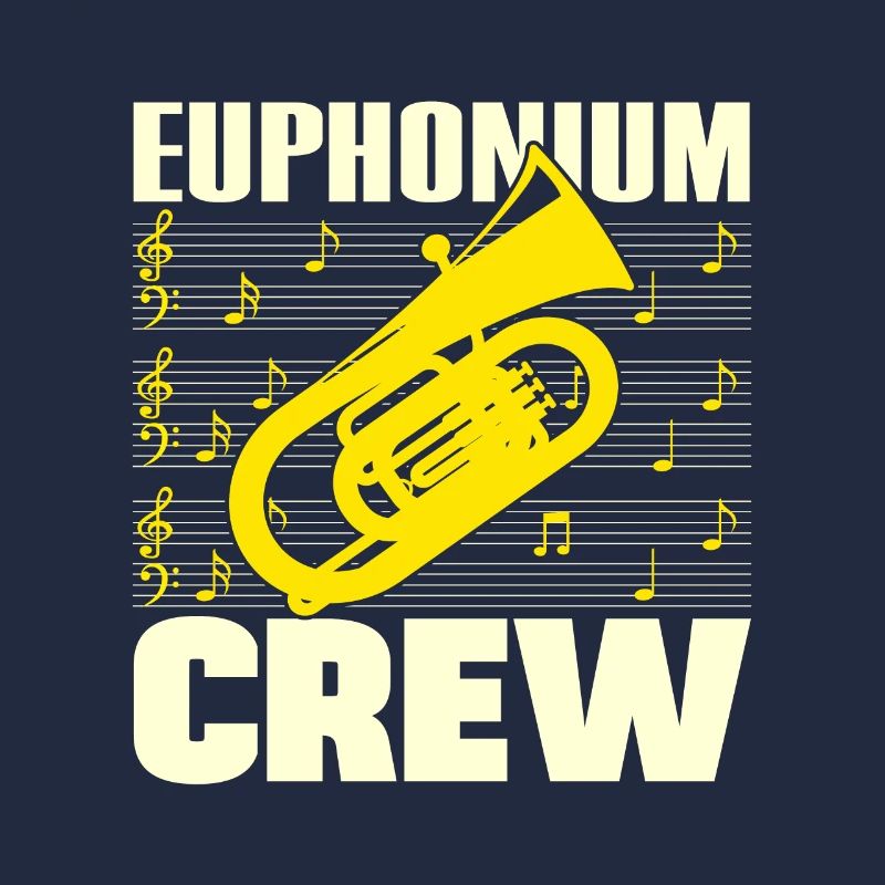 Euphonium Crew Baritone Player Gift Idea