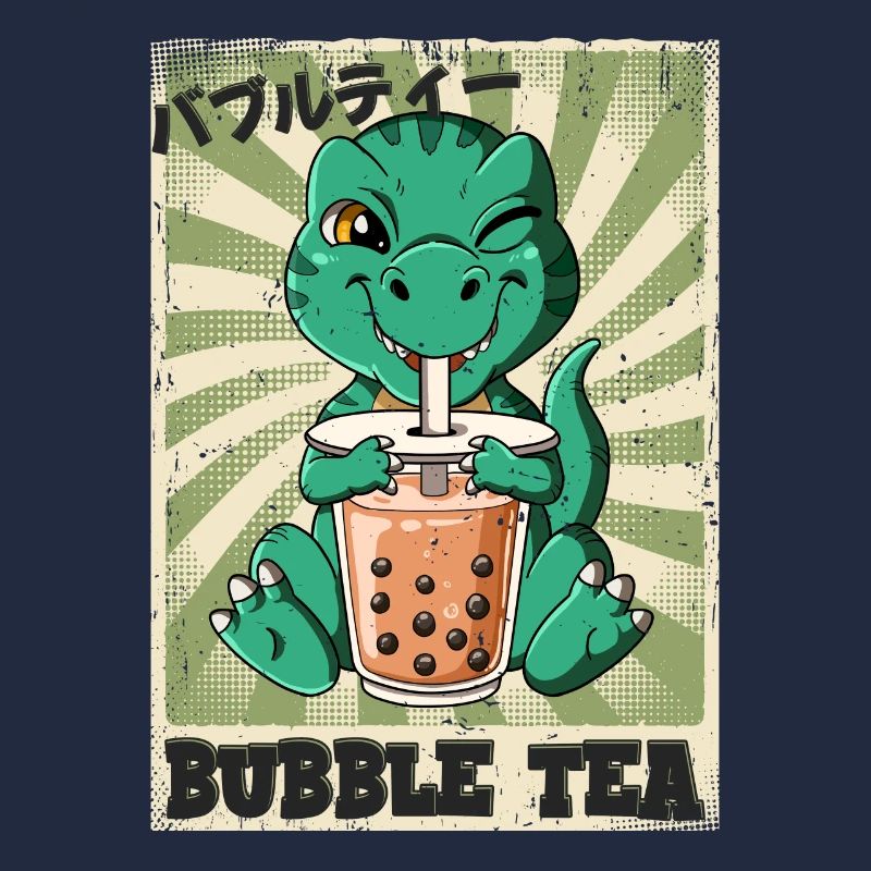 Boba Tea T-rex Bubble Tea
