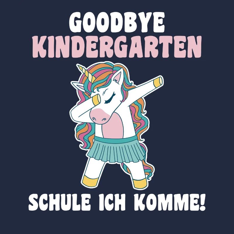 Schulkind Schulbeginn Einhorn Einschulung
