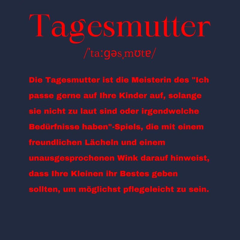 Tagesmutter Definition