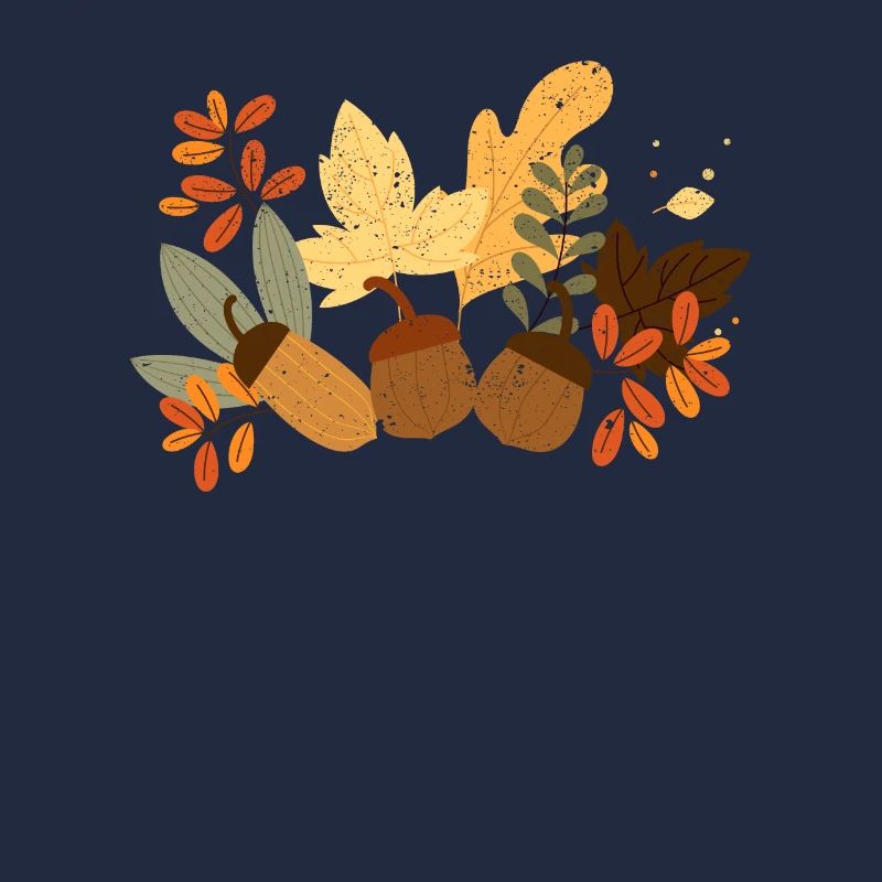 Herbstblätter Eicheln Herbst Eichhörnchen Ernte