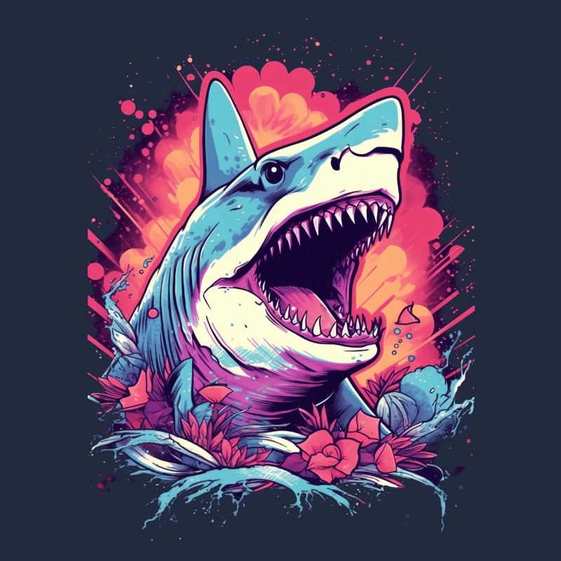 Fleur de requin Oceanographe Plongeur Cadeau