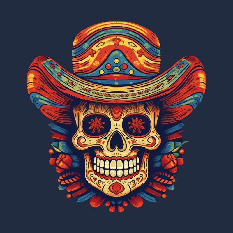 Crâne de Cinco de Mayo