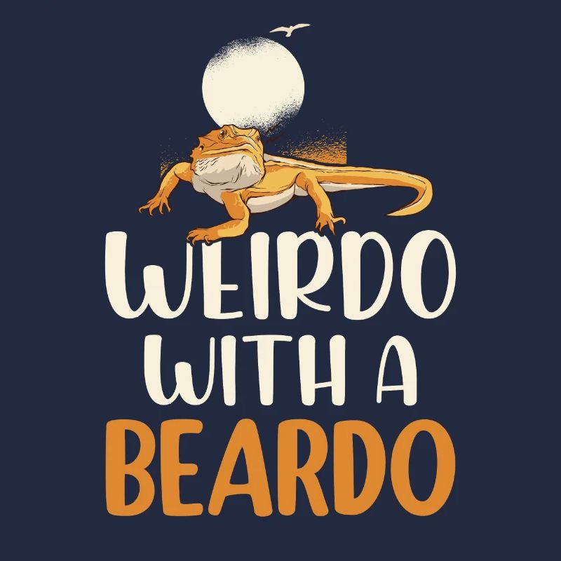 Weirdo With A Beardo Reptile Lizard Lover