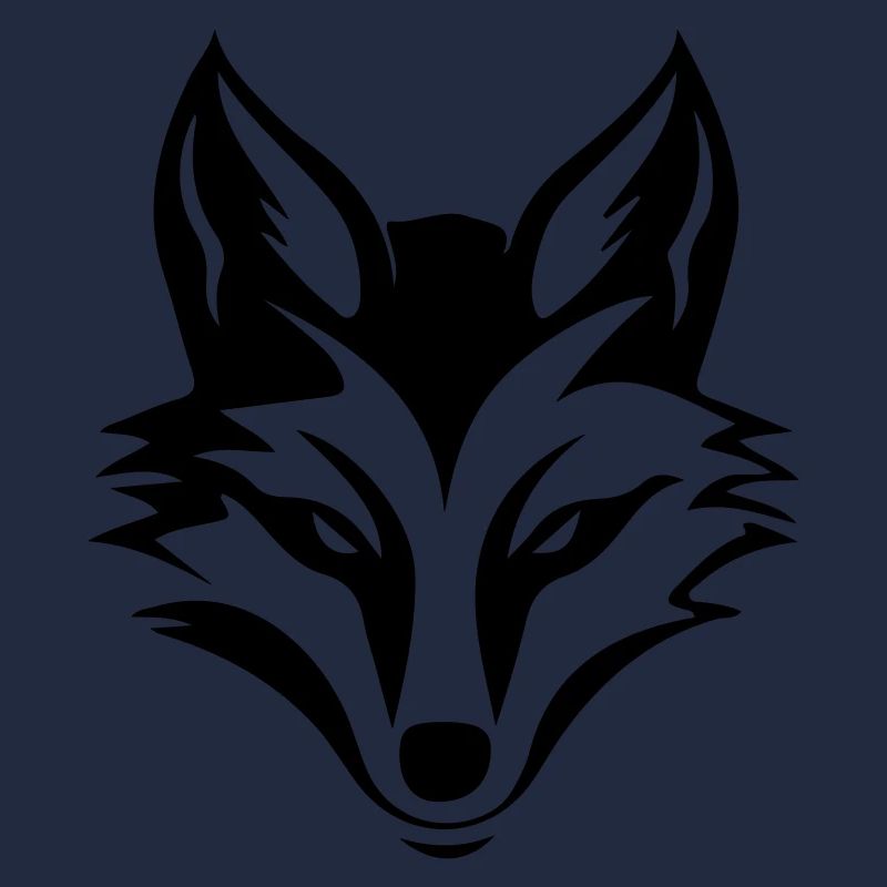 Silhouette de tête de renard