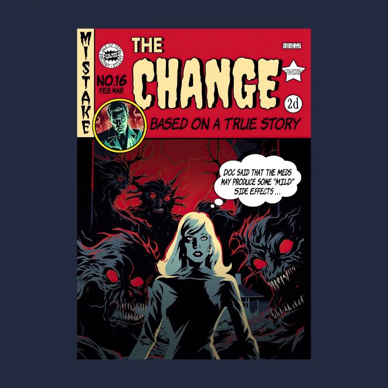 Retro Horror Comic - Die Veränderung