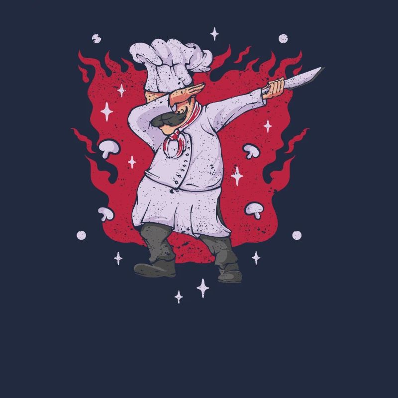 Chef Polka Dot Culinary Sous-Chef Kitchen Chef