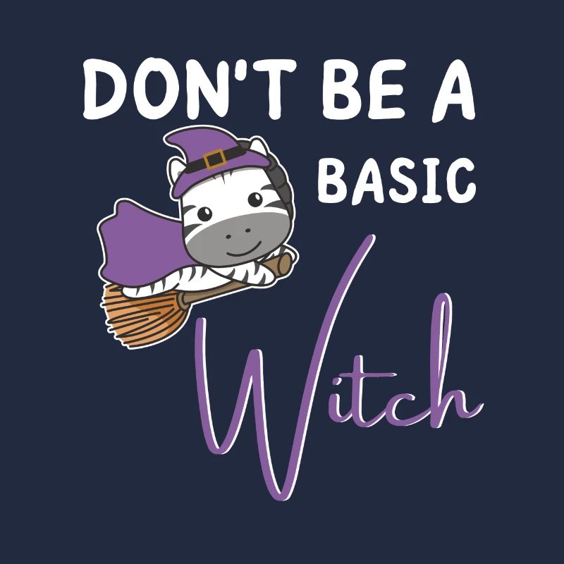 Zebra Halloween Hexen don't be a basic witch