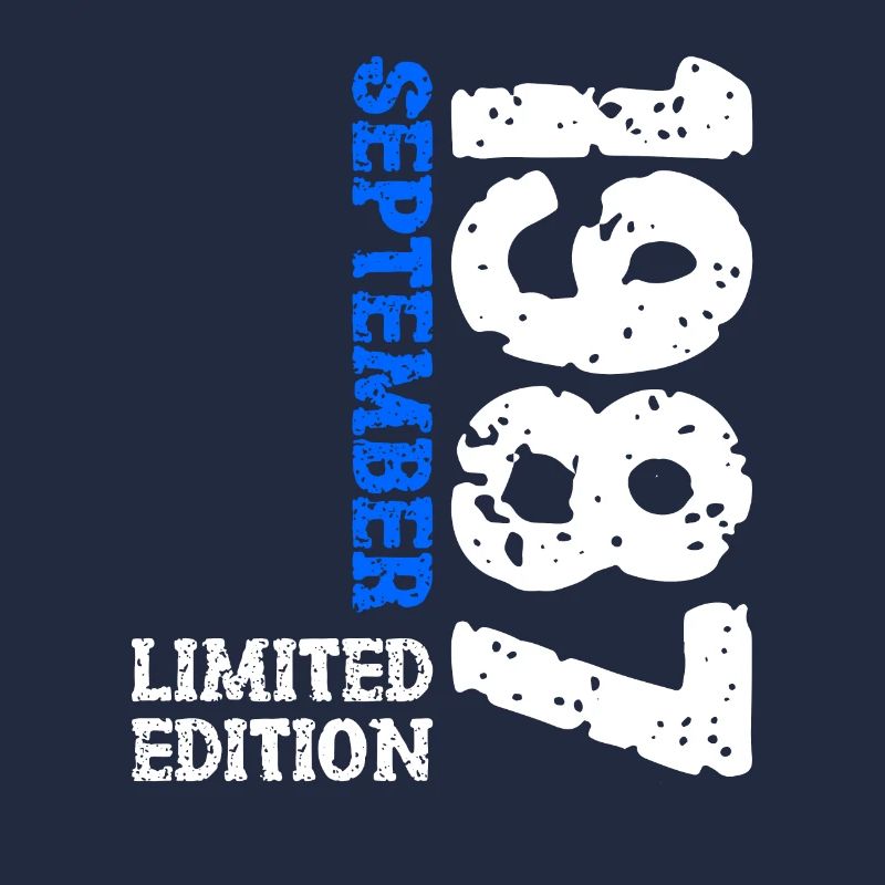 1987 Septembre Edition Limitée 36th Birthday Deco