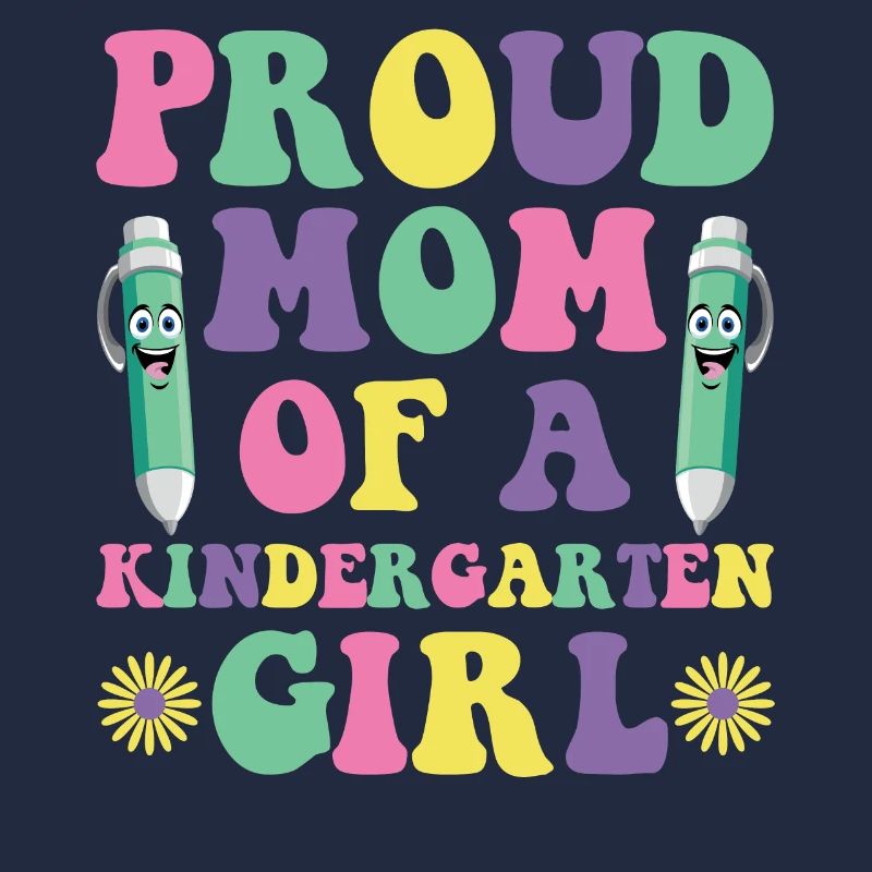 Stolze Mutter eines Kindergartenmädchens! Tochter