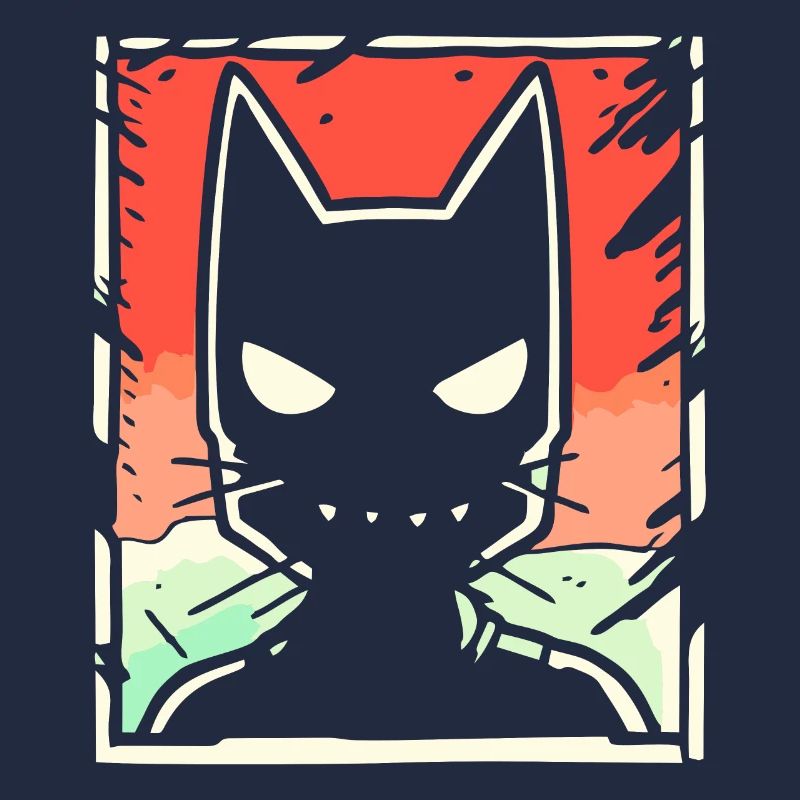 Cartoon Shadow Cat