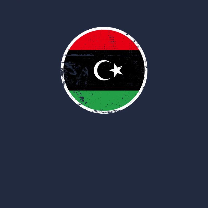 Libye Vintage drapeau libyen libyen