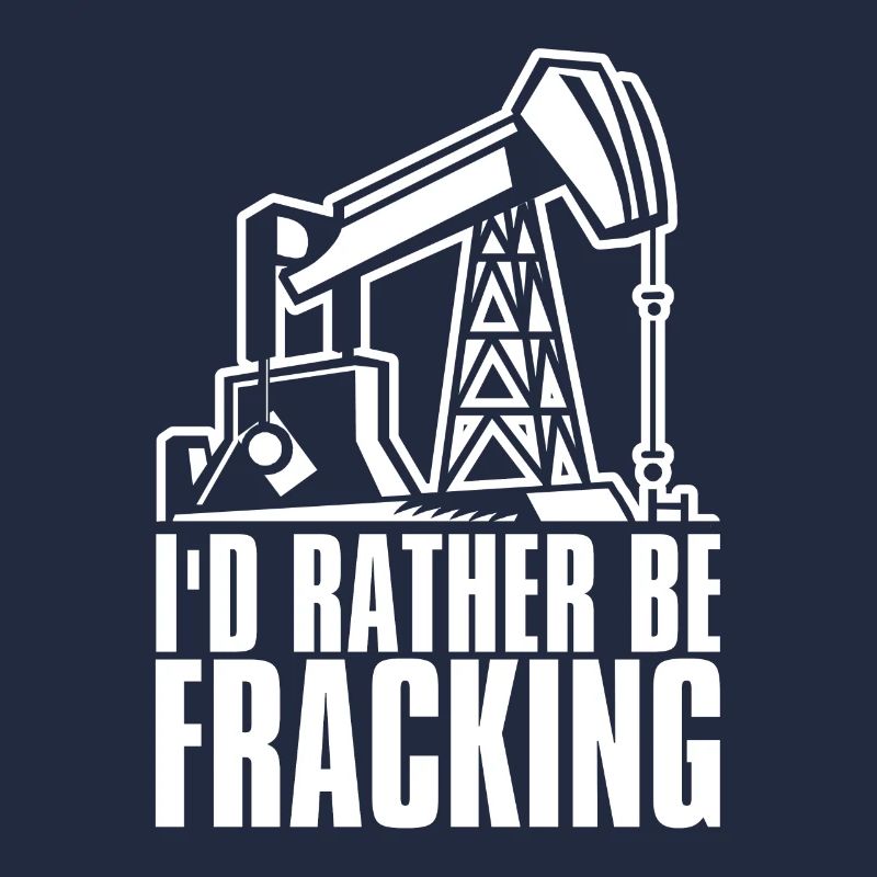 Ölfeld Bohrinsel Fracking