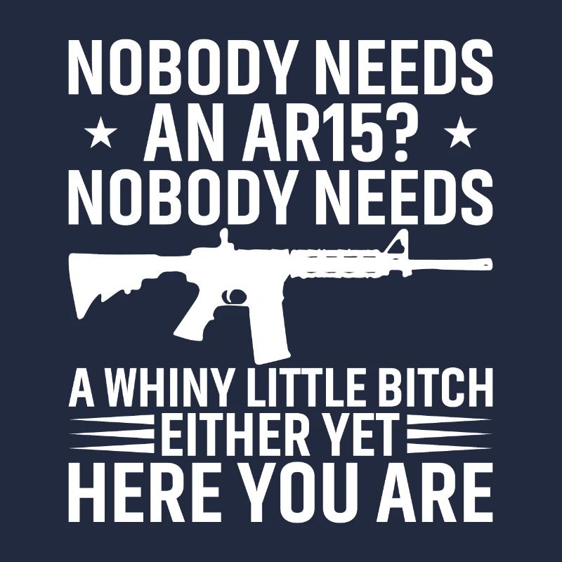 Does no one need an AR15? No one needs crying