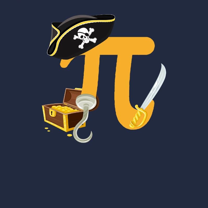 PIrate Pi Day Funny Pirate Lovers Math
