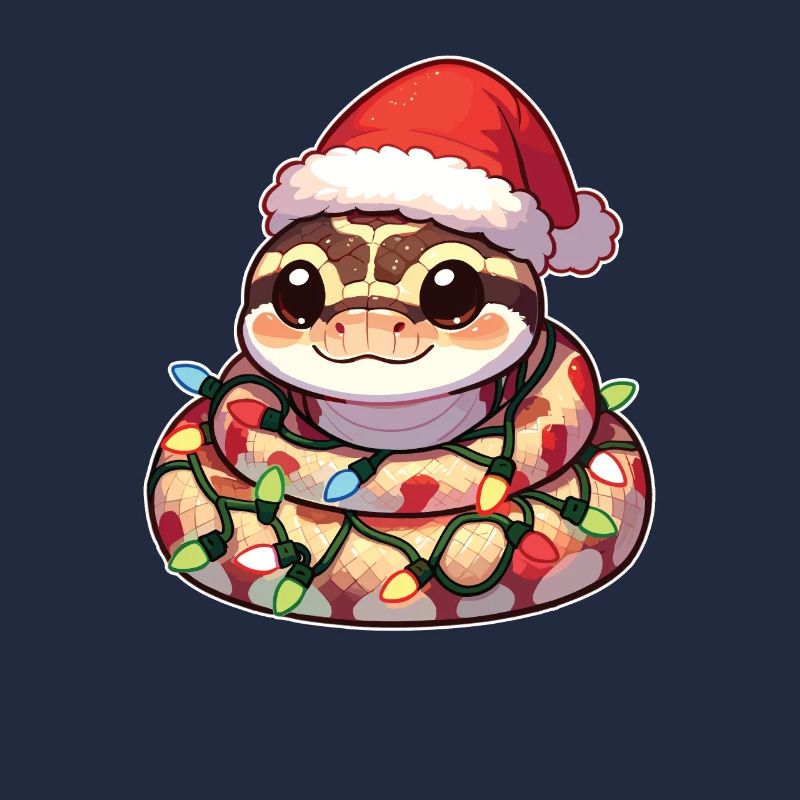 Santa Hat Christmas Fairy Lights Python