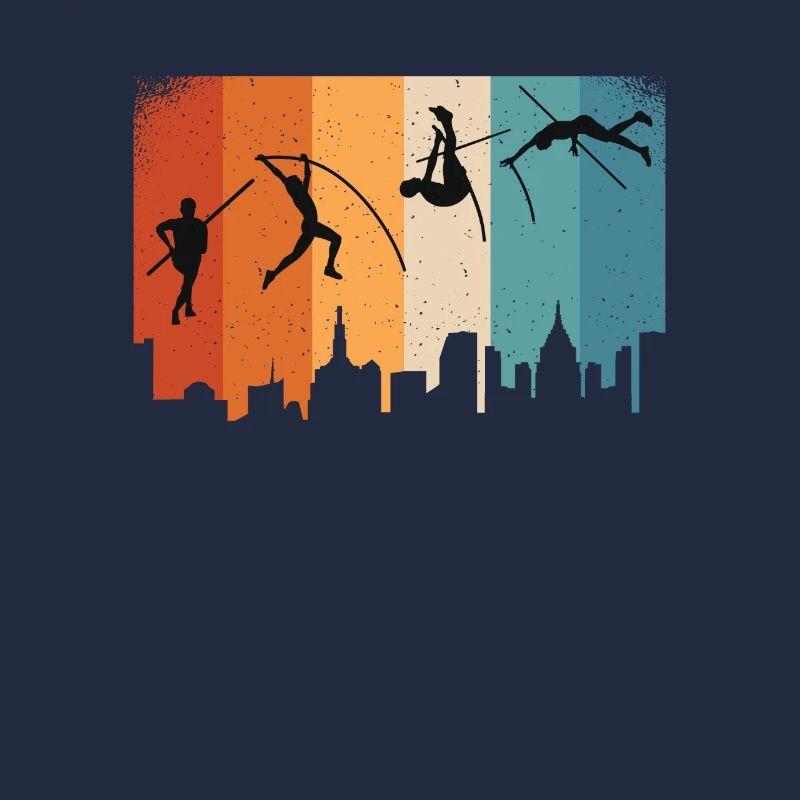 Athlète de saut à la perche Athlètes d’athlétisme Pôle d’athlète