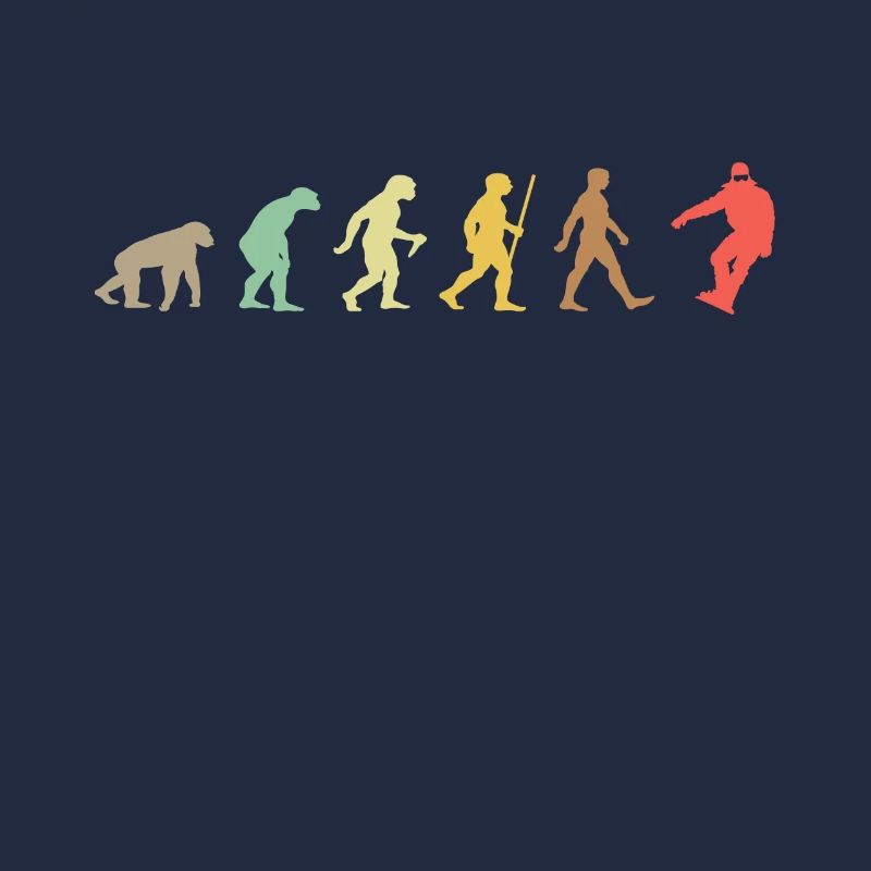 Snowboarding Retro Snowboard Evolution Snowboarder